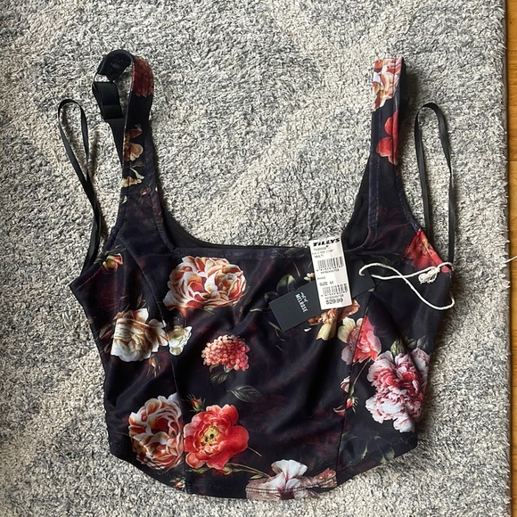 Floral corset top - Picture 1 of 4